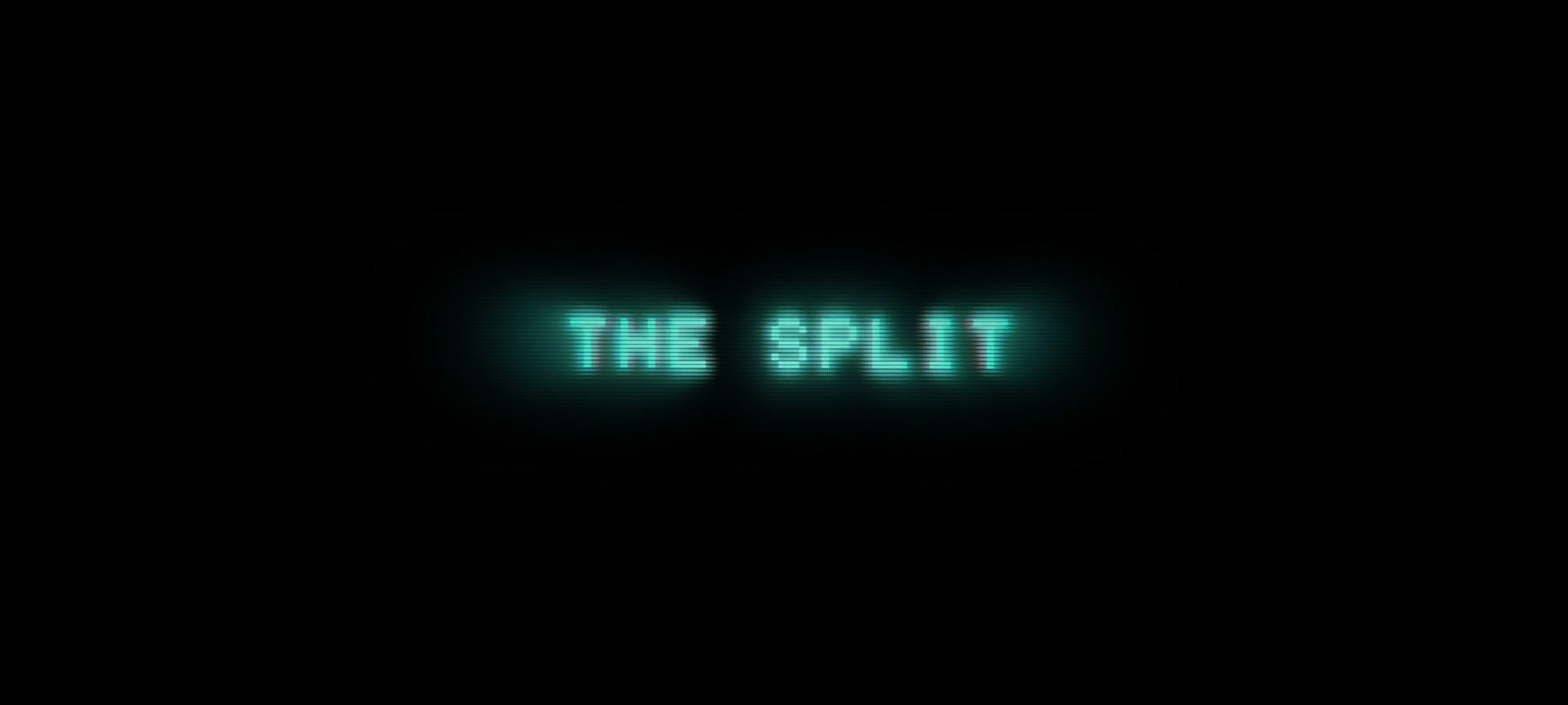 Title treatment design for The Split.