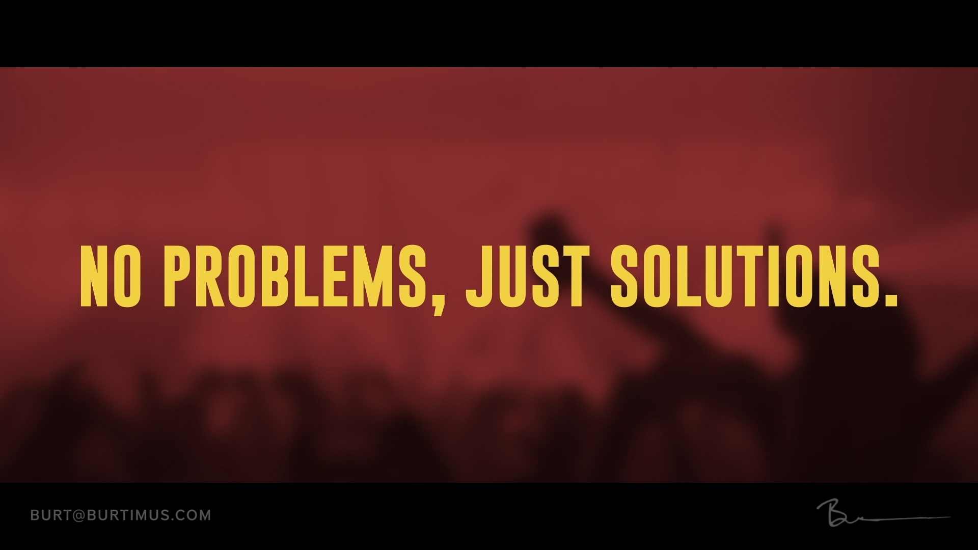No Problems, Just Solutions series title design.