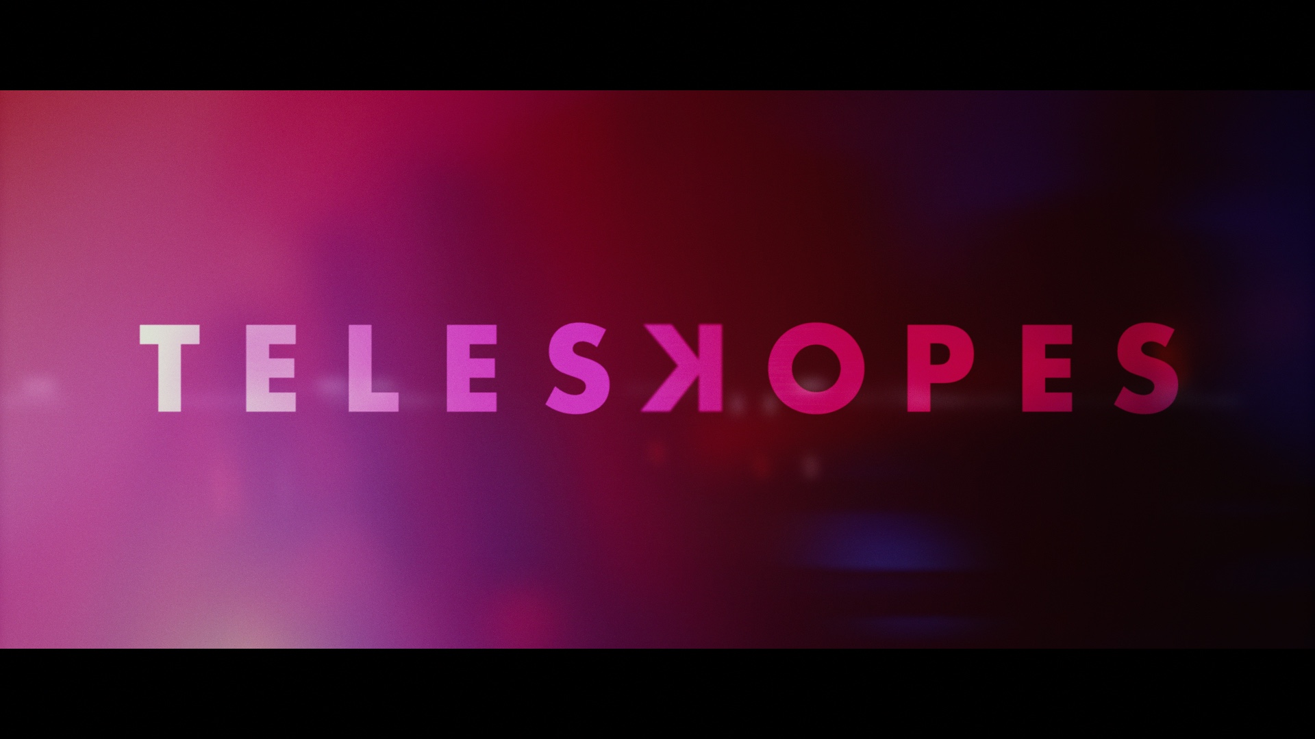 Teleskopes Crystal Clear crystalline title treatment.