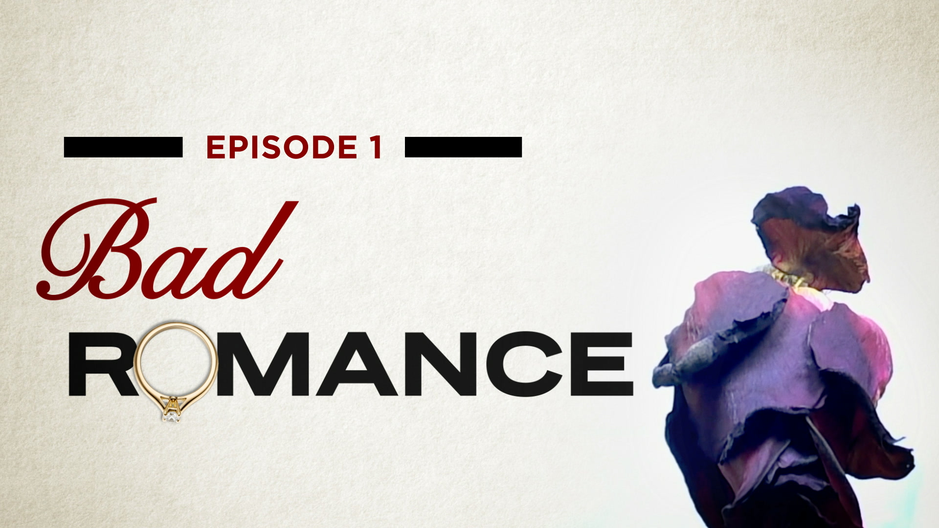 Bad Romance episodic title design.