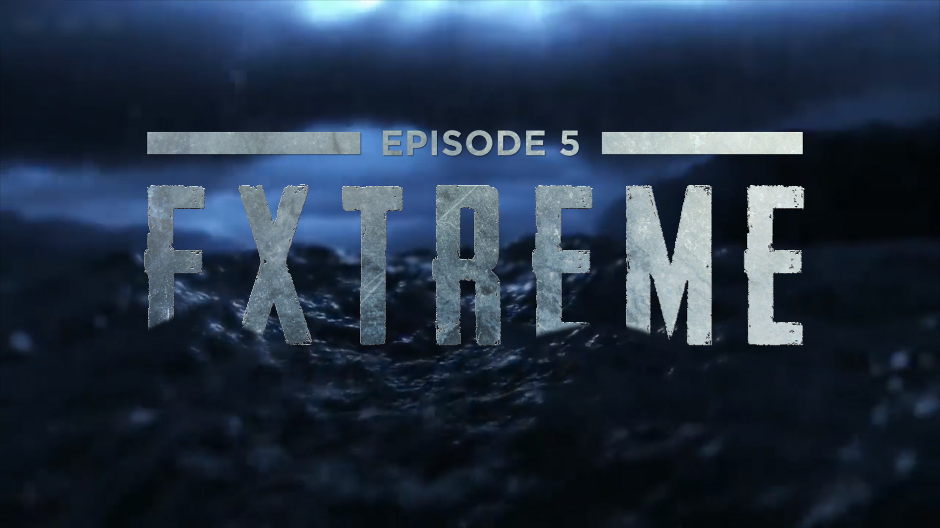 Extreme episodic title design.