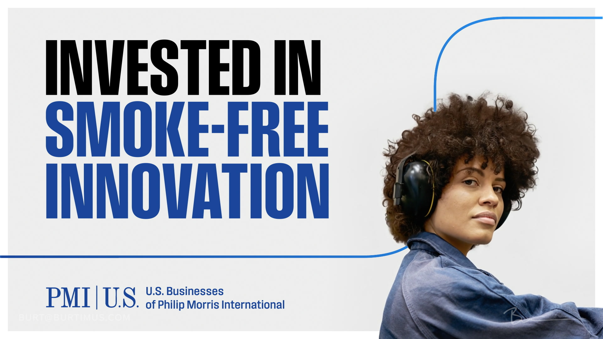 Invested in Smoke-Free Innovation title design.